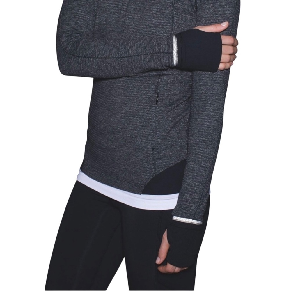 LULULEMON Runderful 1/2 Half Zip Long Sleeve Pullover Top + Small Reusable Bag - Picture 7 of 16
